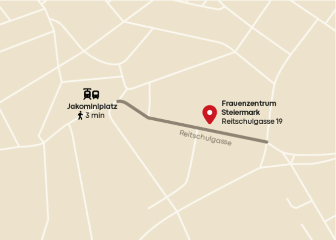 Karte mit Standort Reitschulgasse 19, 8010 Graz